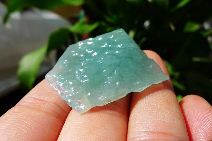 Natural Jade Rough Jadeite Raw (14g,3.3X2.9X0.8cm)
