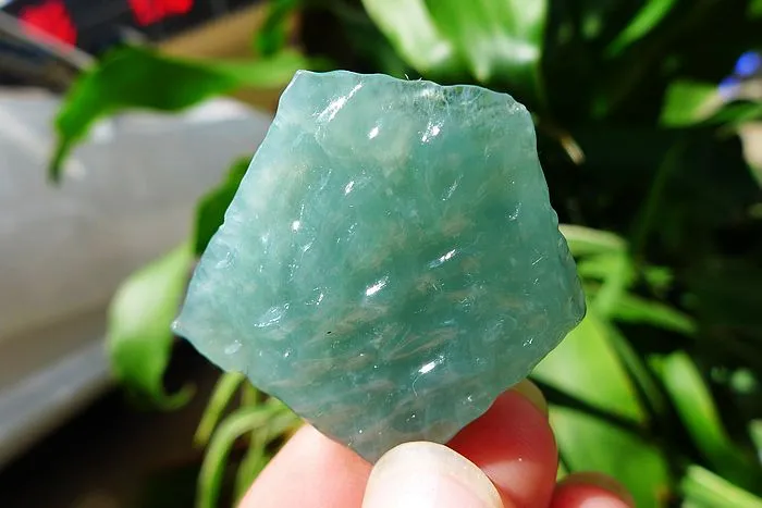 Natural Jade Rough Jadeite Raw (14g,3.3X2.9X0.8cm)