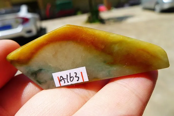 Natural Jade Rough Jadeite Raw (14g,5.6X2.2X0.5cm)