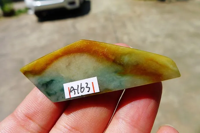 Natural Jade Rough Jadeite Raw (14g,5.6X2.2X0.5cm)