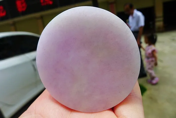 Natural Jade Rough Jadeite Raw (156g,5.6X5.6X1.9cm)