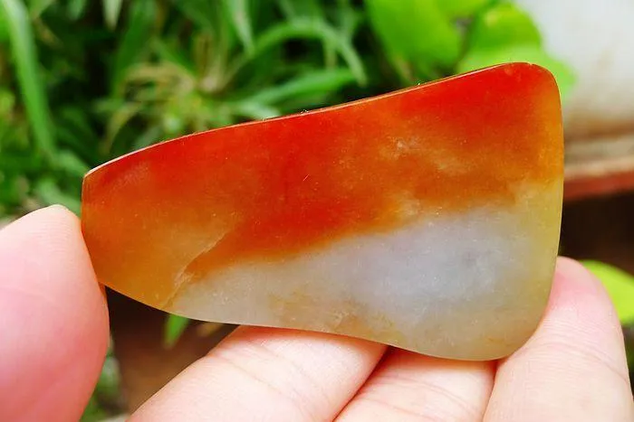 Natural Jade Rough Jadeite Raw (21g,5.5X3.4X0.55cm)