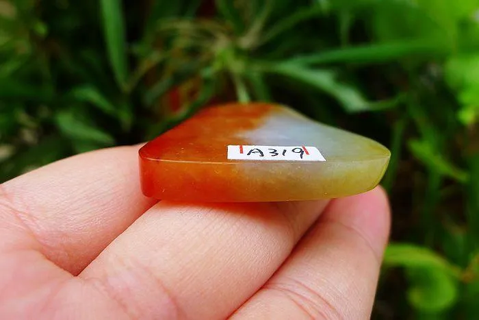 Natural Jade Rough Jadeite Raw (21g,5.5X3.4X0.55cm)
