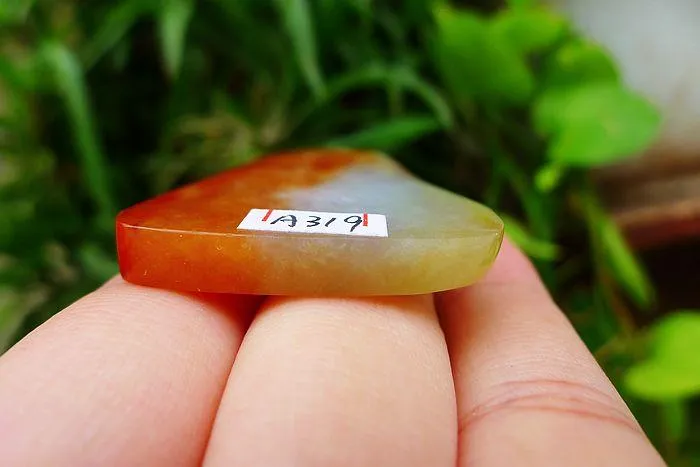Natural Jade Rough Jadeite Raw (21g,5.5X3.4X0.55cm)