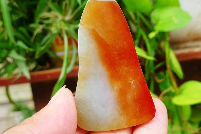 Natural Jade Rough Jadeite Raw (21g,5.5X3.4X0.55cm)