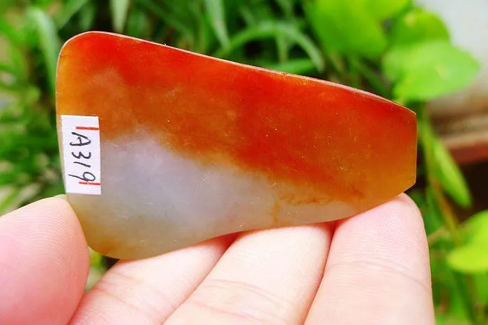 Natural Jade Rough Jadeite Raw (21g,5.5X3.4X0.55cm)