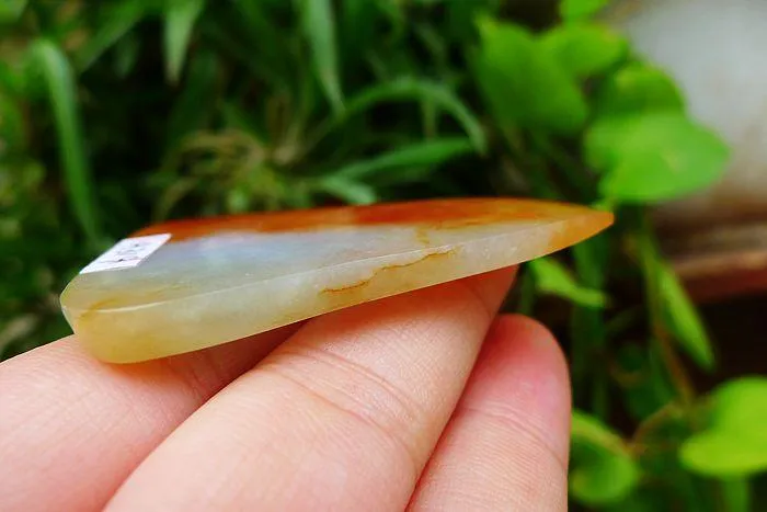 Natural Jade Rough Jadeite Raw (21g,5.5X3.4X0.55cm)