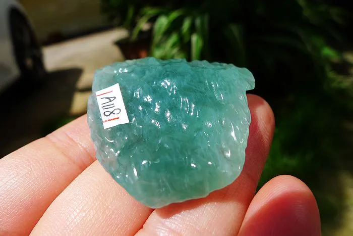 Natural Jade Rough Jadeite Raw (22g,4.2X3.4X0.85cm)