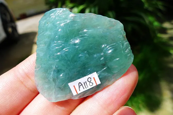 Natural Jade Rough Jadeite Raw (22g,4.2X3.4X0.85cm)