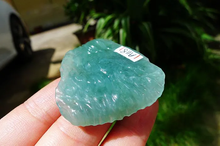 Natural Jade Rough Jadeite Raw (22g,4.2X3.4X0.85cm)