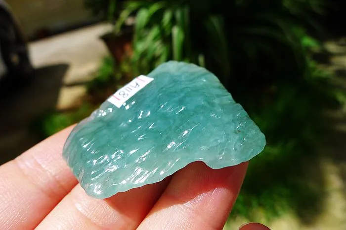 Natural Jade Rough Jadeite Raw (22g,4.2X3.4X0.85cm)