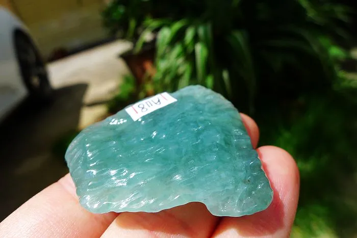 Natural Jade Rough Jadeite Raw (22g,4.2X3.4X0.85cm)