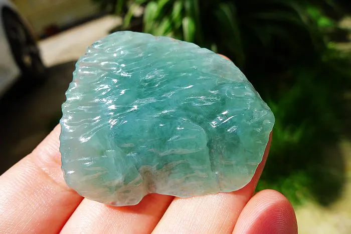 Natural Jade Rough Jadeite Raw (22g,4.2X3.4X0.85cm)