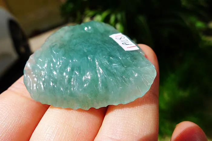 Natural Jade Rough Jadeite Raw (22g,4.2X3.4X0.85cm)