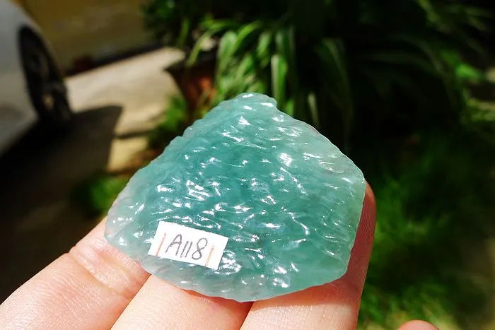 Natural Jade Rough Jadeite Raw (22g,4.2X3.4X0.85cm)