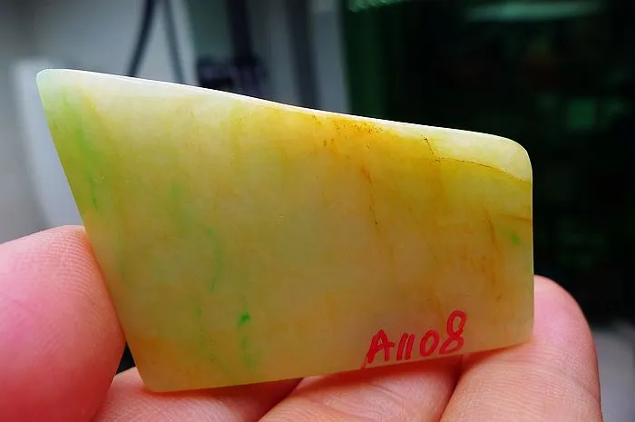 Natural Jade Rough Jadeite Raw (22g,4.7X3.5X0.6cm)