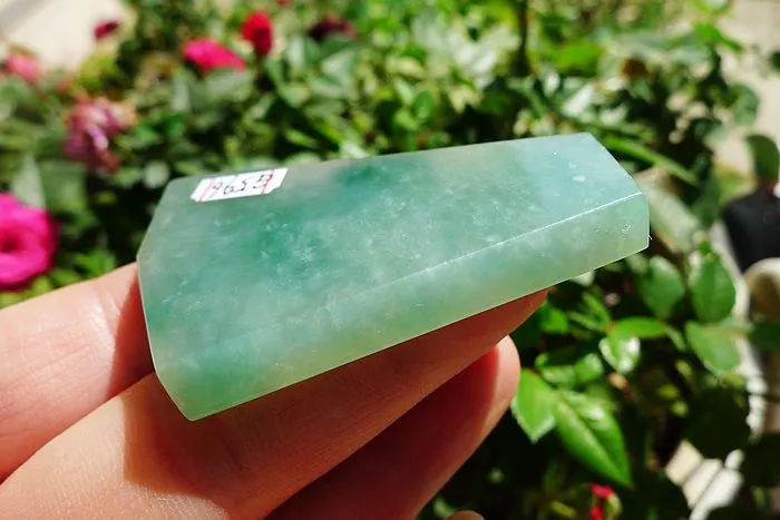 Natural Jade Rough Jadeite Raw (23.5g,5.3X3.3X0.5cm)