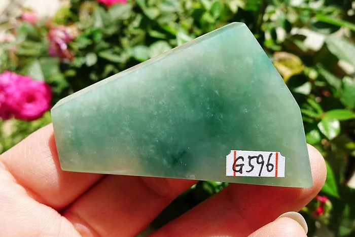 Natural Jade Rough Jadeite Raw (23.5g,5.3X3.3X0.5cm)
