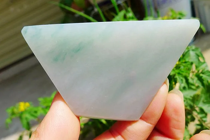 Natural Jade Rough Jadeite Raw (39g,7.3X4.7X0.5cm)