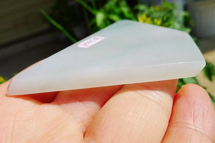 Natural Jade Rough Jadeite Raw (39g,7.3X4.7X0.5cm)