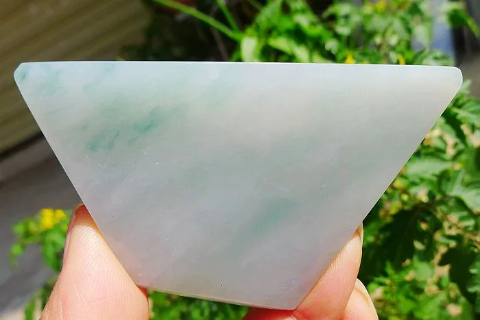 Natural Jade Rough Jadeite Raw (39g,7.3X4.7X0.5cm)