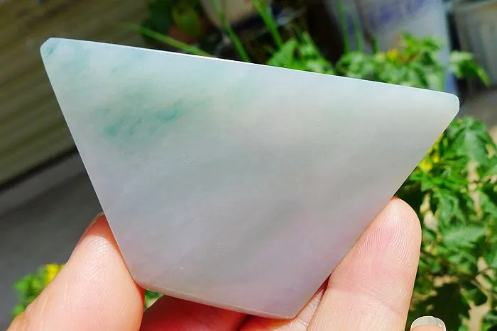 Natural Jade Rough Jadeite Raw (39g,7.3X4.7X0.5cm)