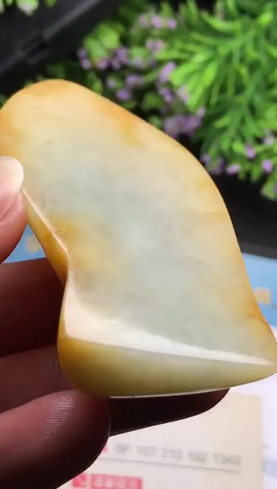 Natural Jade Rough Jadeite Raw (42g,6.4x3.2x1.2cm)-V1495