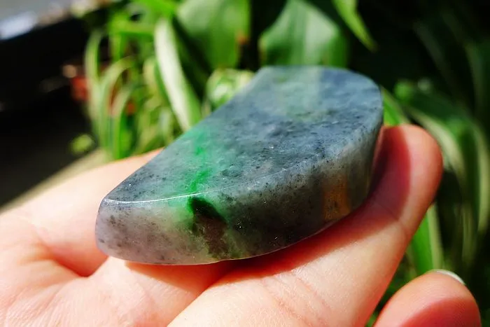 Natural Jade Rough Jadeite Raw (50g,5.5X3.4X1.1cm)
