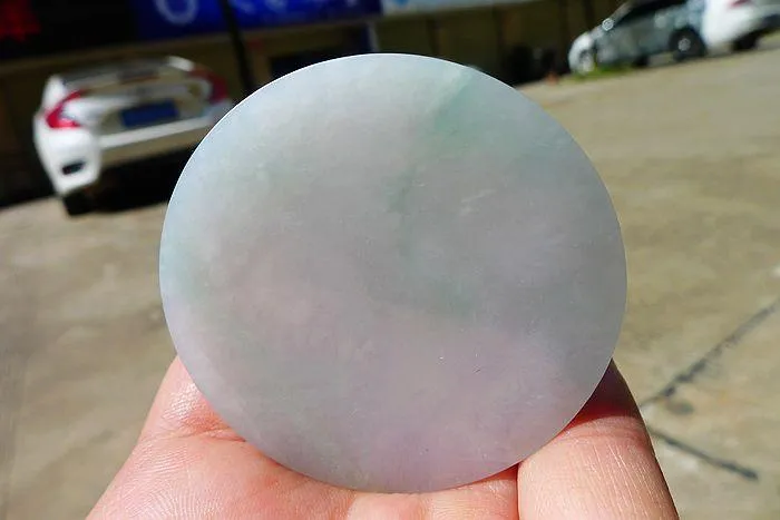 Natural Jade Rough Jadeite Raw (51g,5.2X0.7cm)
