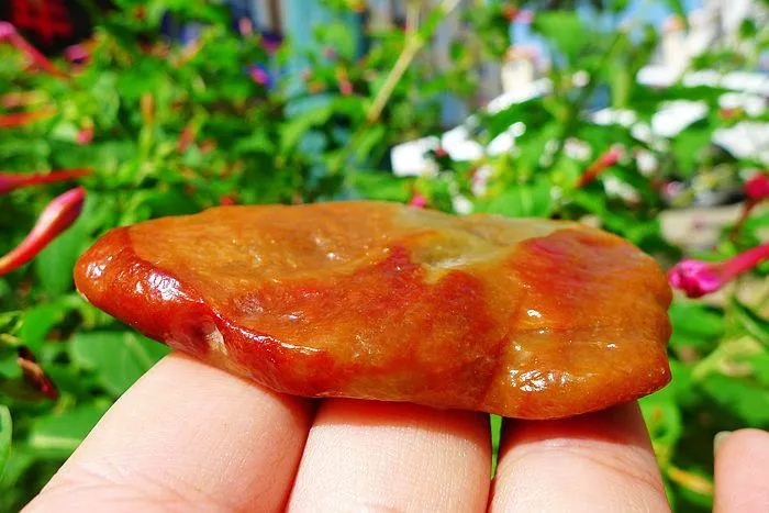Natural Jade Rough Jadeite Raw (57g,7.2X4.6X0.95cm)