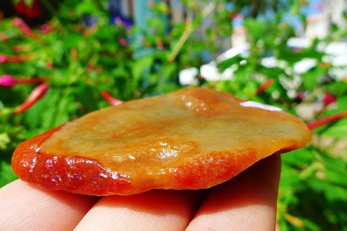 Natural Jade Rough Jadeite Raw (57g,7.2X4.6X0.95cm)