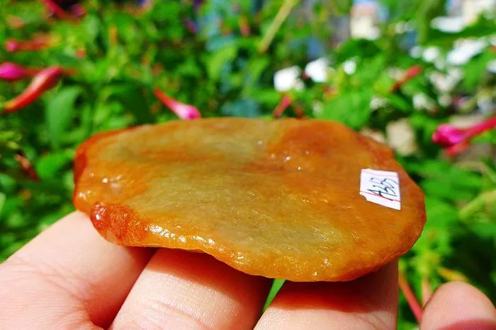 Natural Jade Rough Jadeite Raw (57g,7.2X4.6X0.95cm)