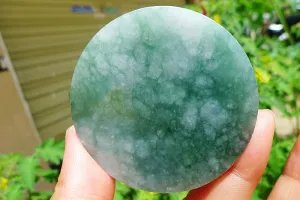 Natural Jade Rough Jadeite Raw (63g,5.5X5.5X0.7cm)