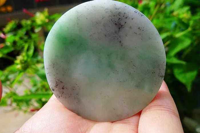 Natural Jade Rough Jadeite Raw (68g,5.6X0.7cm)
