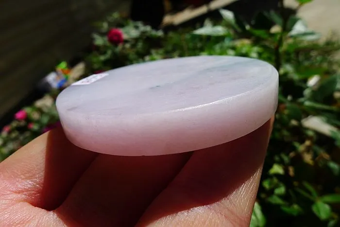 Natural Jade Rough Jadeite Raw (69g,5.6X5.6X0.8cm)