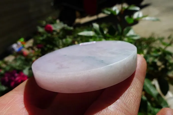 Natural Jade Rough Jadeite Raw (69g,5.6X5.6X0.8cm)