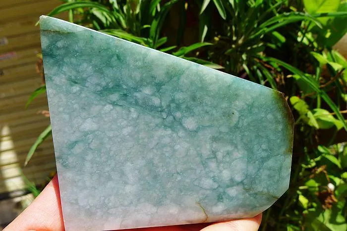 Natural Jade Rough Jadeite Raw (700g,9.6X8.1X5.6cm)
