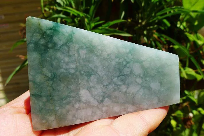 Natural Jade Rough Jadeite Raw (700g,9.6X8.1X5.6cm)