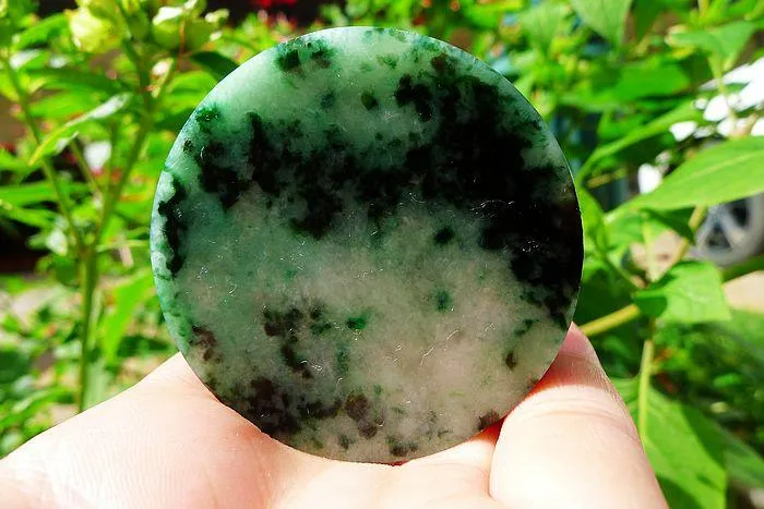 Natural Jade Rough Jadeite Raw (80g,5.25X1.1cm)