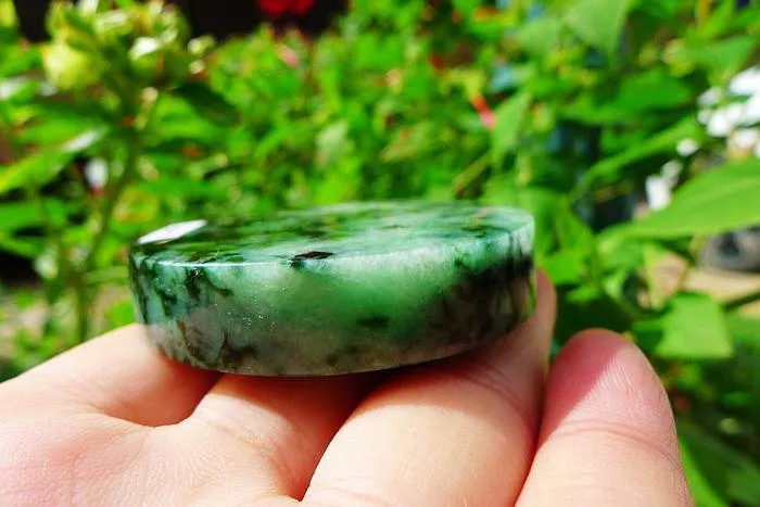 Natural Jade Rough Jadeite Raw (80g,5.25X1.1cm)
