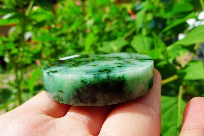 Natural Jade Rough Jadeite Raw (80g,5.25X1.1cm)