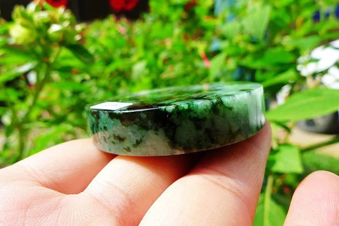 Natural Jade Rough Jadeite Raw (80g,5.25X1.1cm)