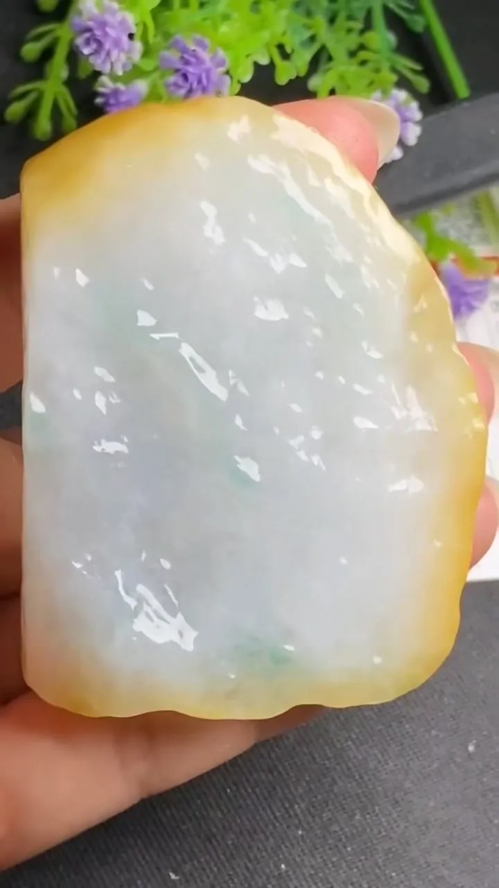 Natural Jade Rough Jadeite Raw (91g,65X49X12mm)-A5399