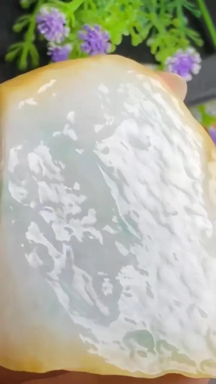 Natural Jade Rough Jadeite Raw (91g,65X49X12mm)-A5399