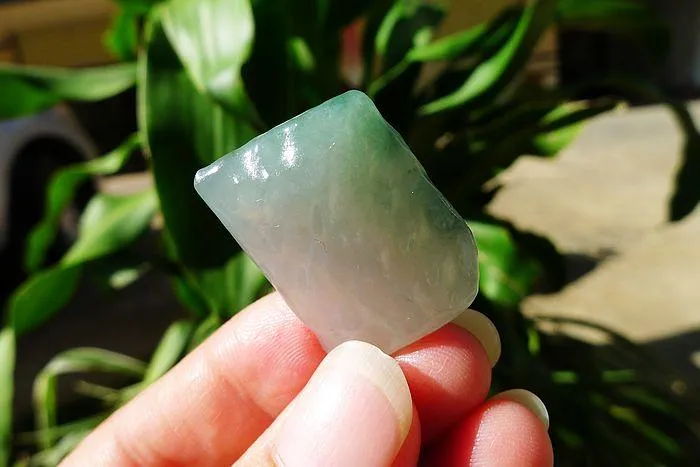 Natural Jade Rough Jadeite Raw (9.5g,2.9X2.2X0.7cm)