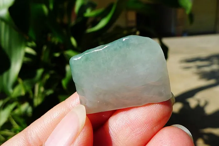 Natural Jade Rough Jadeite Raw (9.5g,2.9X2.2X0.7cm)