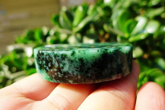 Natural Jade Rough Jadeite Raw (98g,5.3X1.3cm)