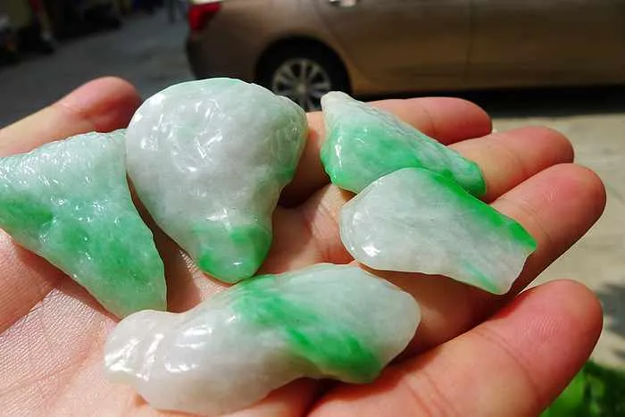 Natural Jade Rough Jadeite Raw S-58g
