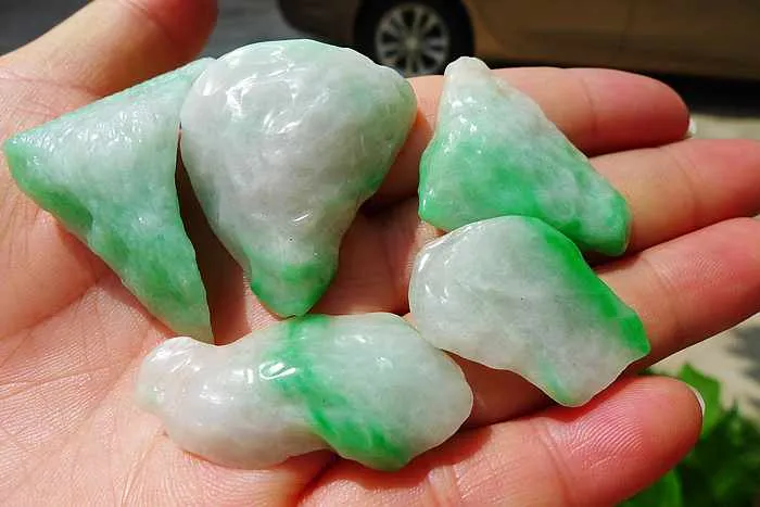Natural Jade Rough Jadeite Raw S-58g