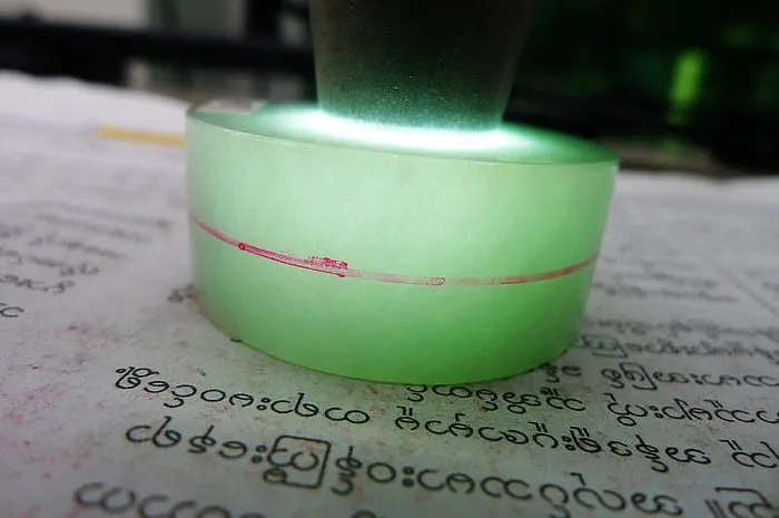 Natural Jade Rough Jadeite Raw S-(70g,4X1.7cm)